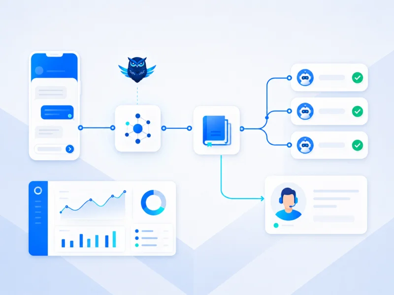 Ilustrasi deliverables AI Chatbot WhatsApp yang dibangun Ventera AI