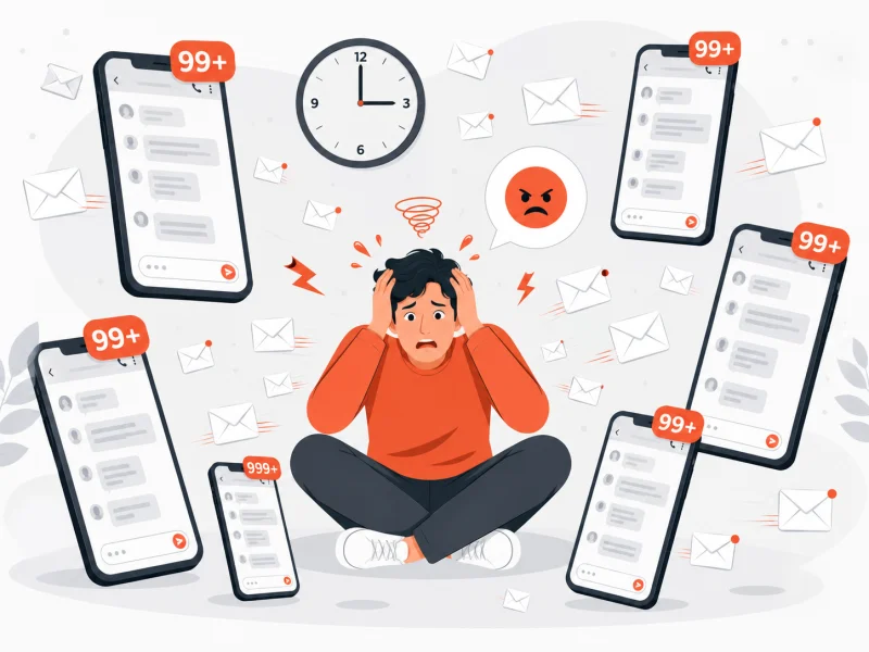 Ilustrasi masalah bisnis sebelum menggunakan AI Chatbot WhatsApp — Ventera AI